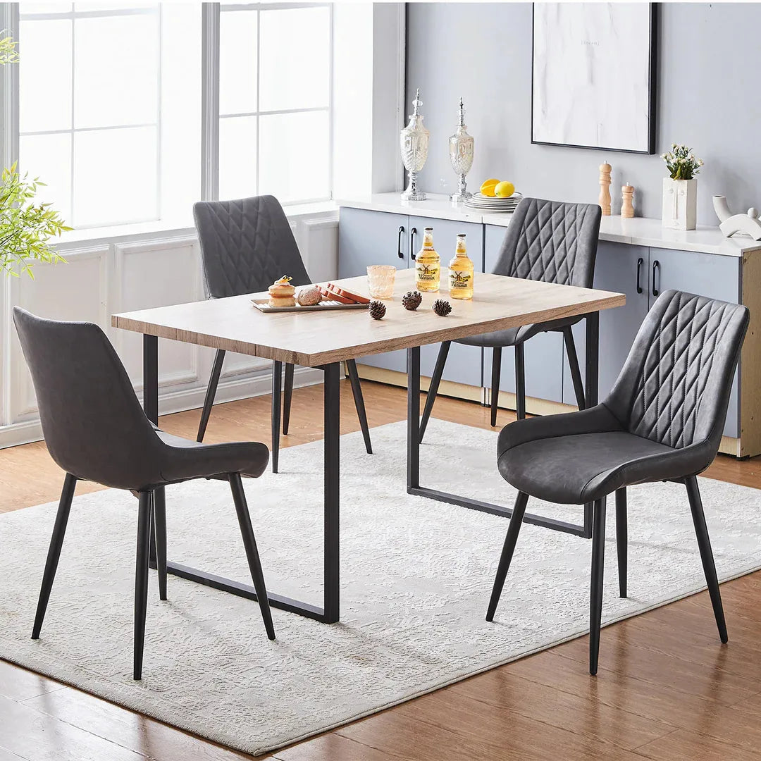 Carl Faux Leather Dining Chairs