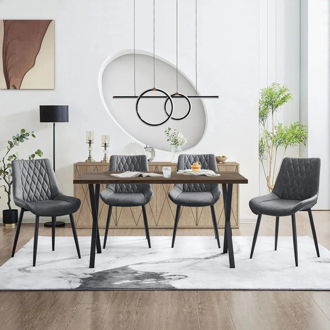 Carl Faux Leather Dining Chairs