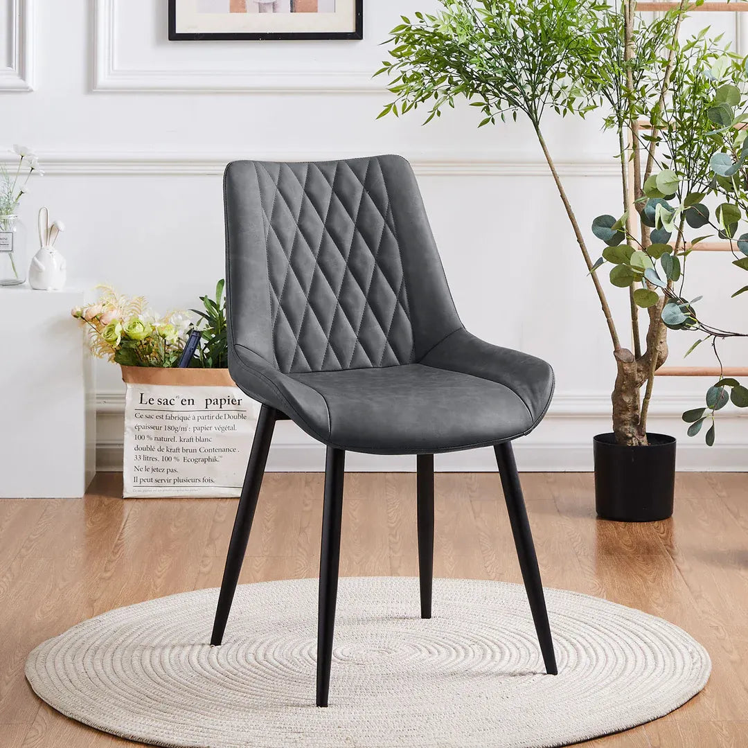 Carl Faux Leather Dining Chairs