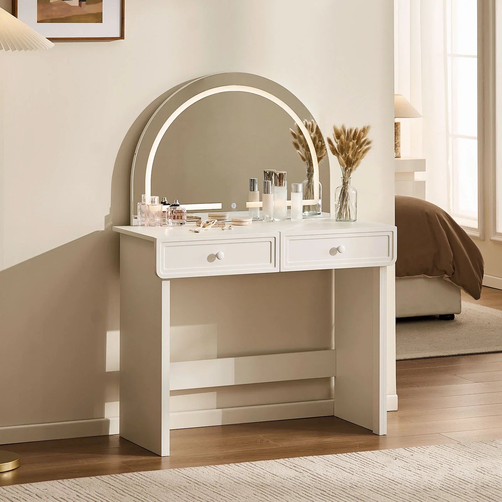 Ceris 2-Drawer Dressing Table