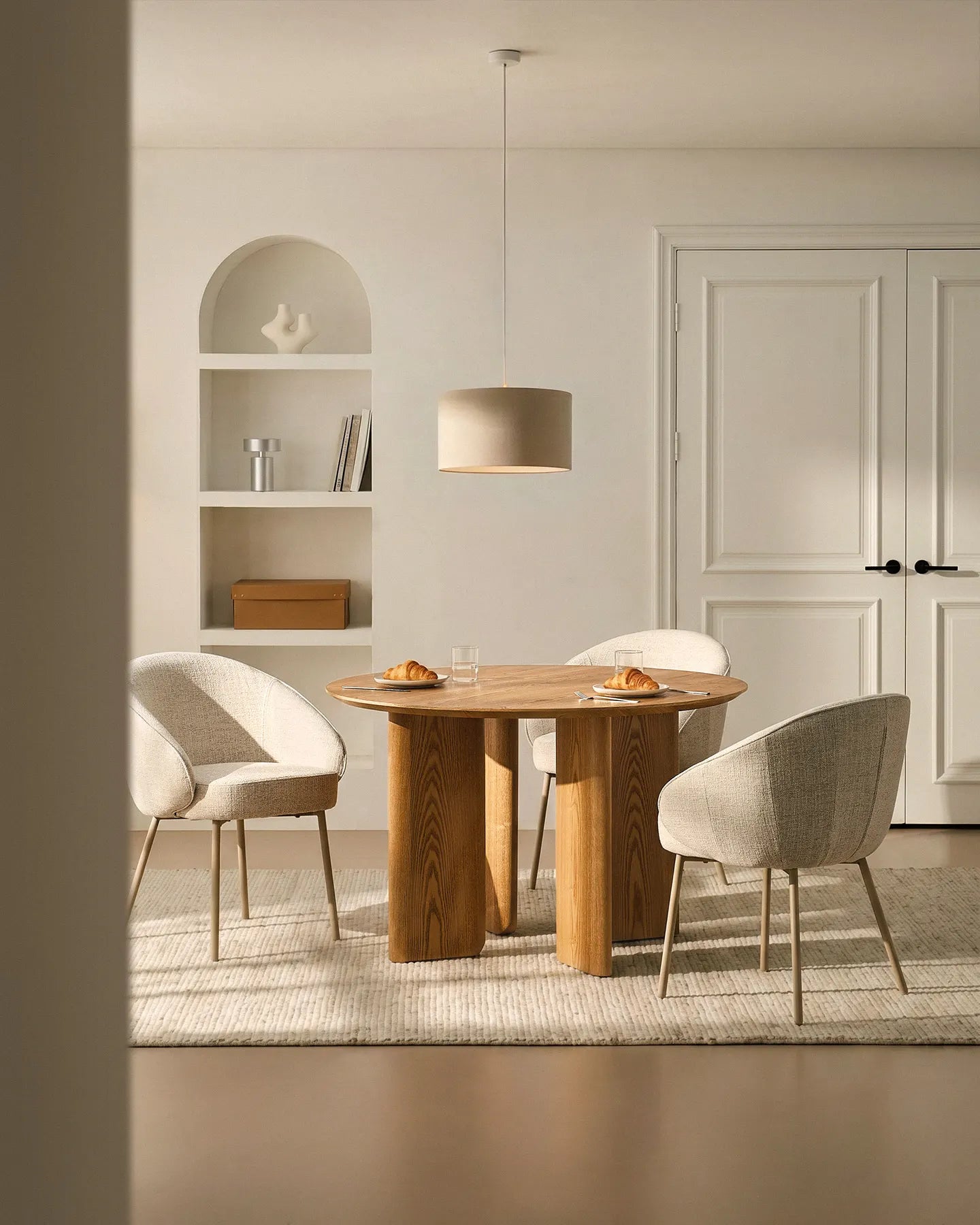 Elowen Beige Dining Chair