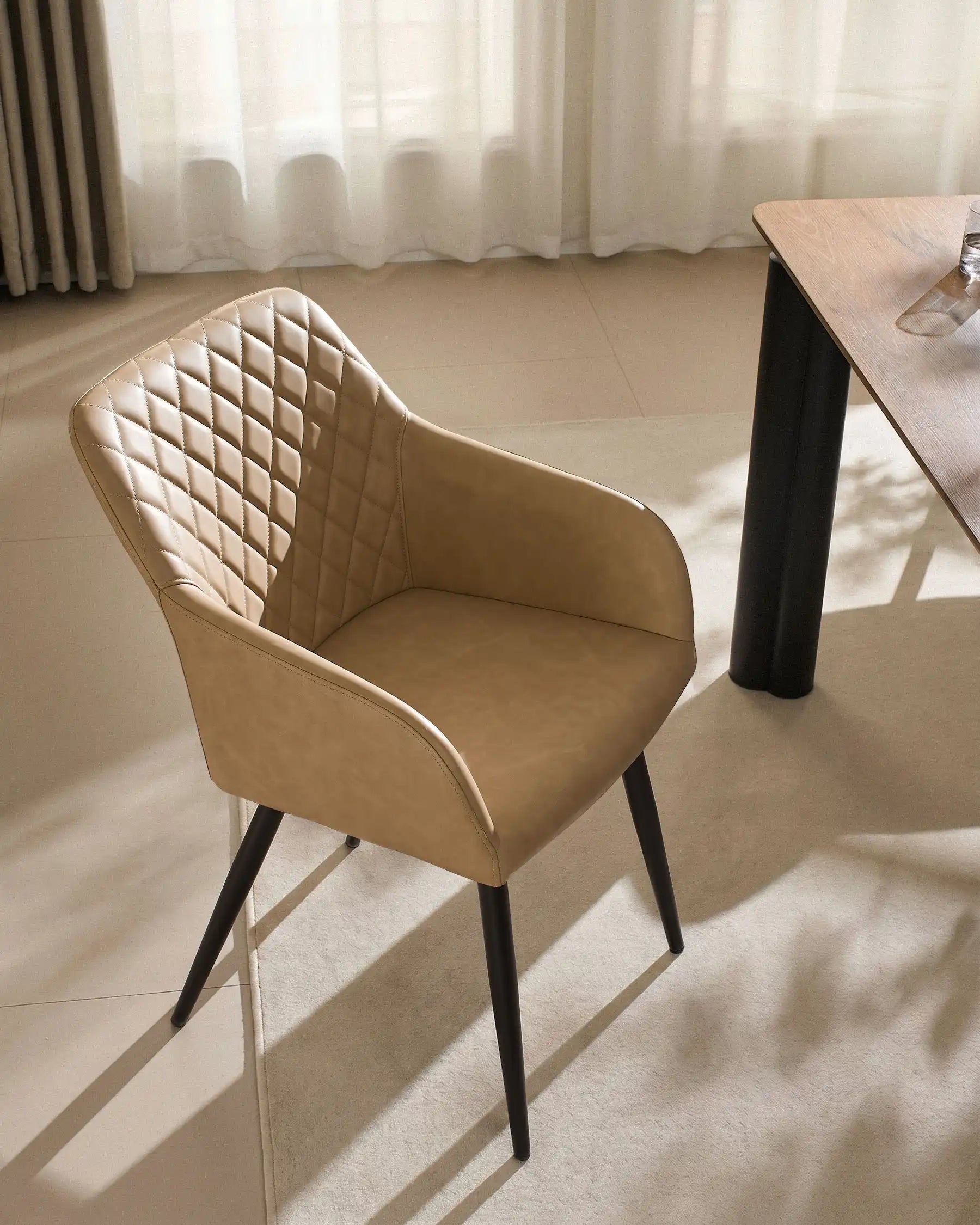 Moree Faux Leather Dining Chairs [Set of 6]