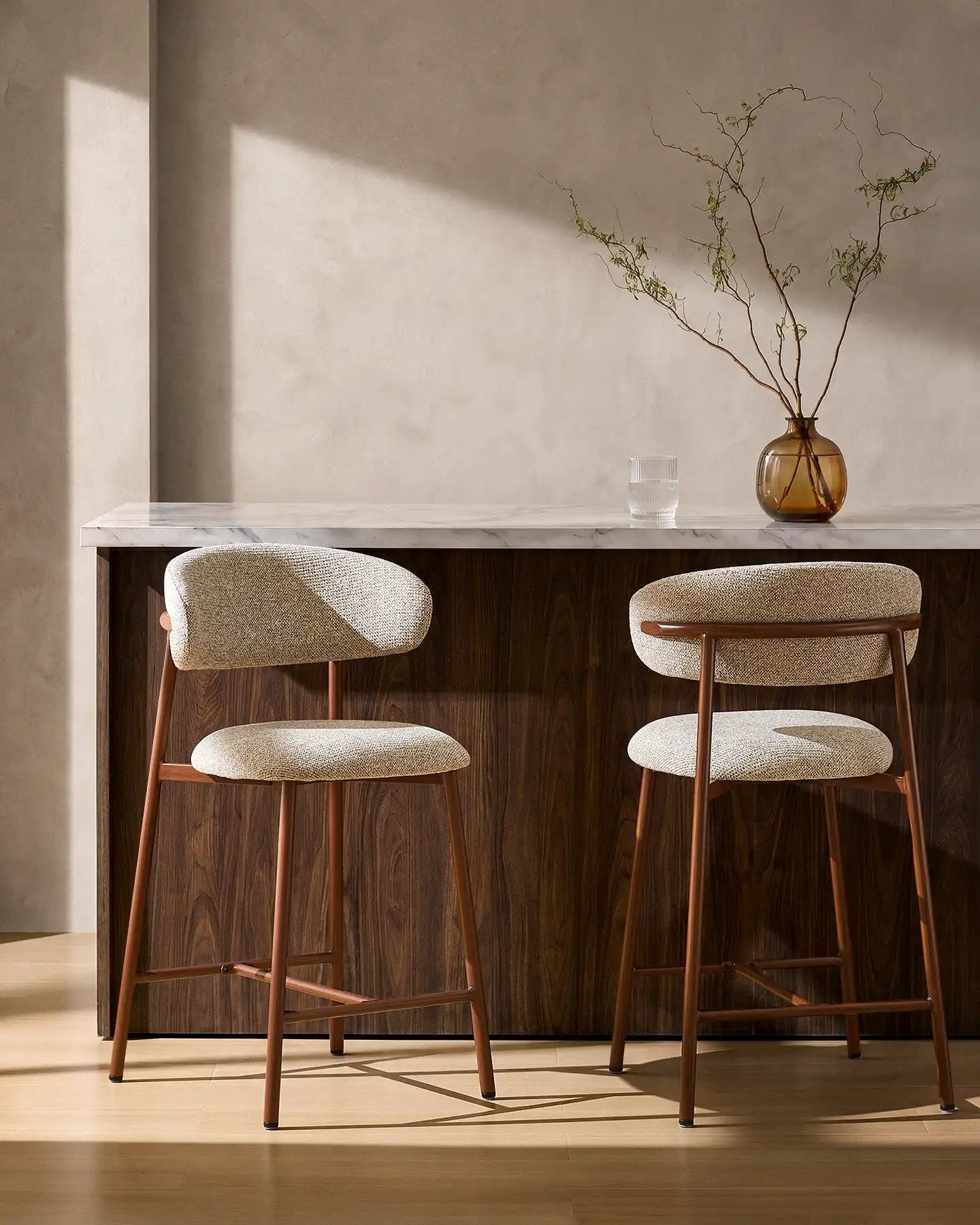 Rowan Walnut Bar Stool