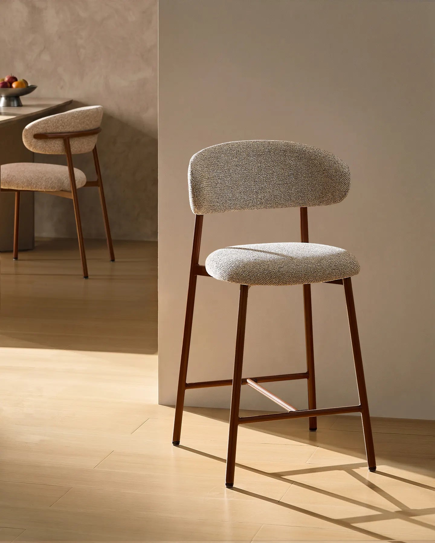 Rowan Walnut Bar Stool